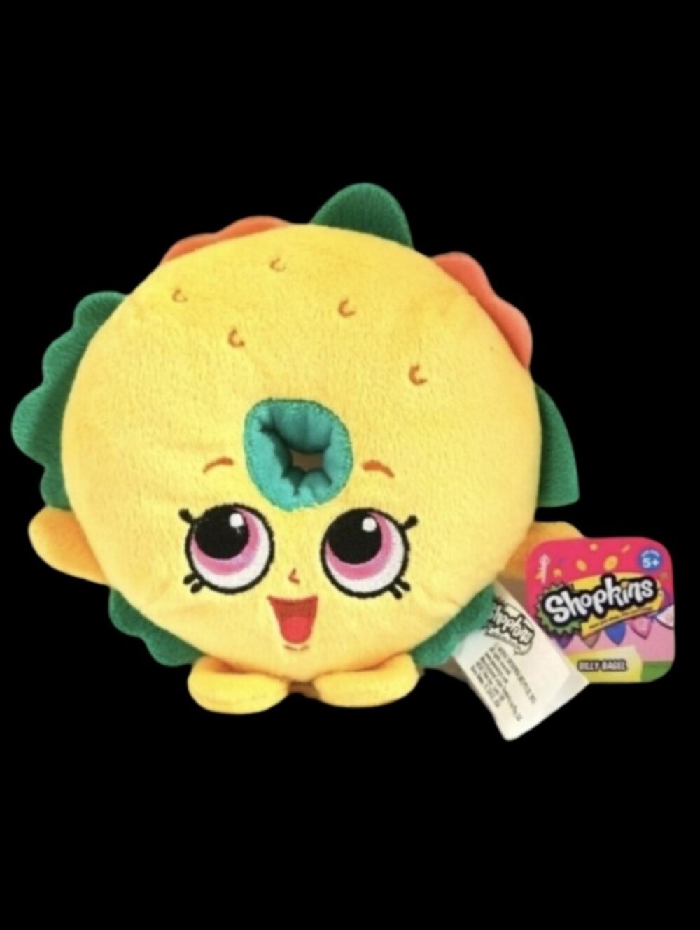 NWT 2013 SHOPKINS "BILLY BAGEL" MOOSE ENTERPRISE